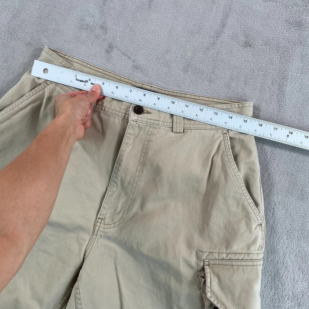 Polo Ralph Lauren 67 Chino‎ Cargo Shorts Men 30 (Tag 32) Beige Outdoors Hike
